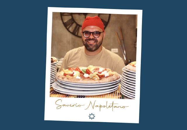Saverio Napoletano, pizzaiolo stellato.