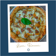 Pizza di Luca Raucci pizzaiolo stellato