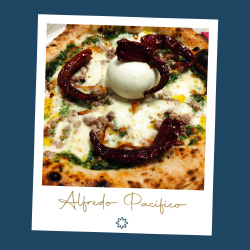 Pizza di Alfredo Pacifico pizzaiolo stellato